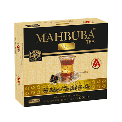 Mahbuba Gold Siyah Süzen Poşet Çay 100'lü